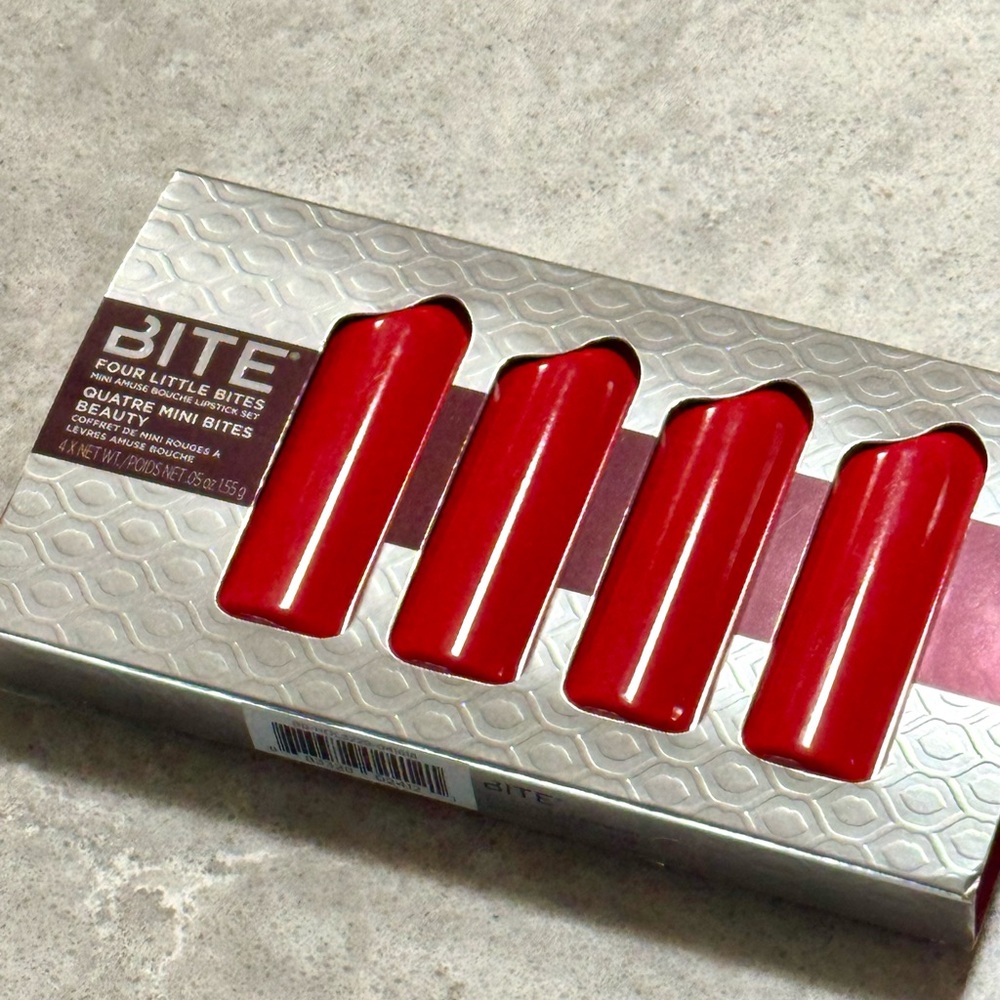 ❤️ Bite Beauty - 4 Mini Lipstick Set ❤️
